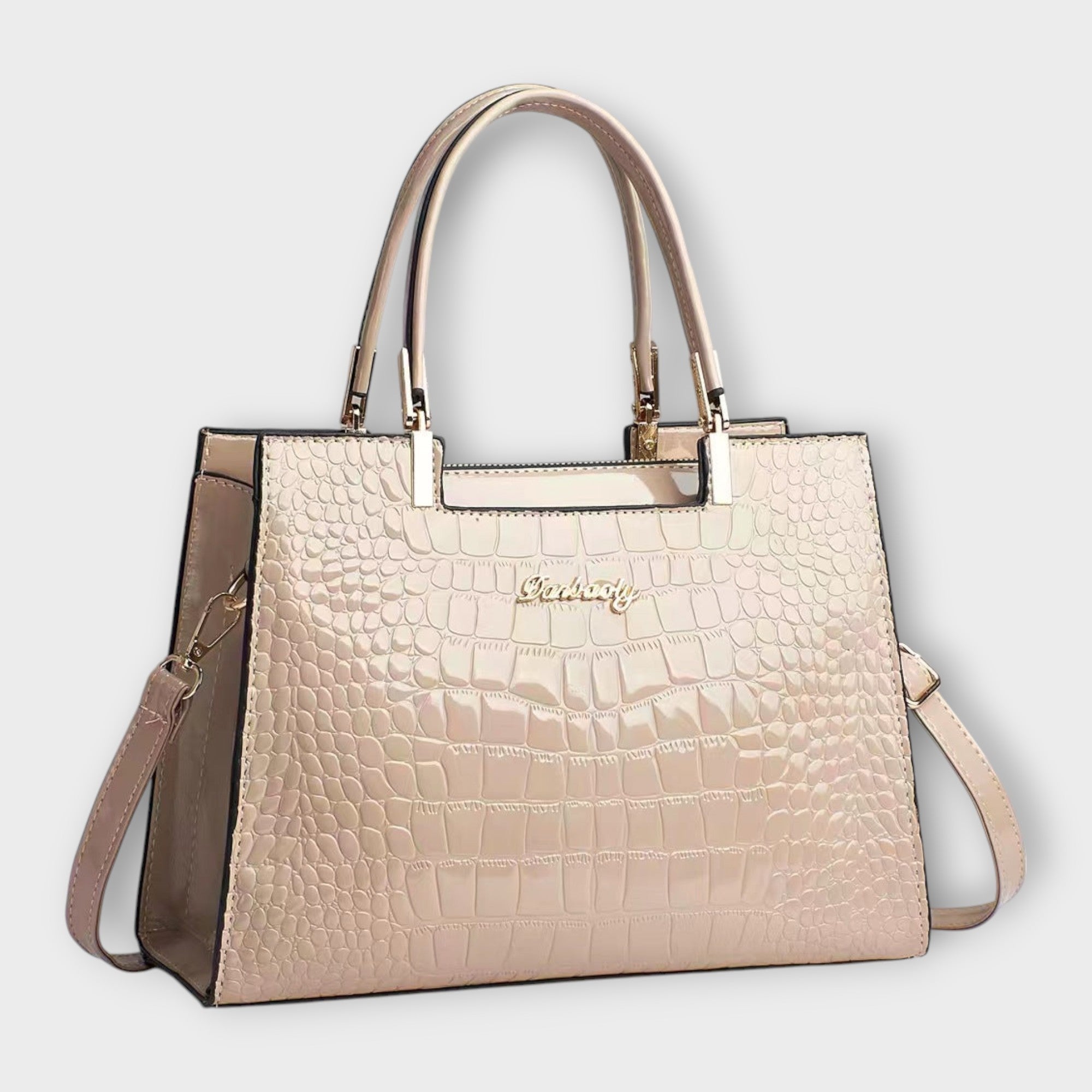 TRINIDAD™ – Bolso efecto cocodrilo brillante