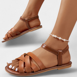 Romee Sandalias Planas con Tiras y Comodidad Todo el Día