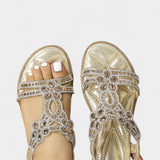 Alaya Sandalias Gladiadoras Embellecidas