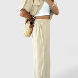 Lani Conjunto de Camisa y Pantalones de Dos Piezas Relaxed