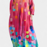 Anne Vestido de Malla con Escote en V