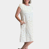Nelia™ - Vestido de verano con cuello redondo y bonito estampado