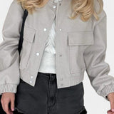 Lulu Chaqueta Casual Minimalista