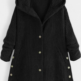 Taia Abrigo de Pana con Capucha