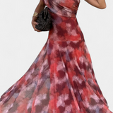 Jessamy Vestido Maxi Tie-Dye de Un Hombro