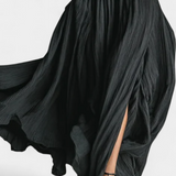 Orren Conjunto de Cuello Alto con Falda Plisada Negra