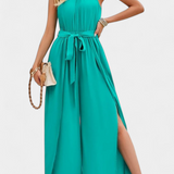 Nyree Mono Asimétrico con Cut-Out y Manga Lazo