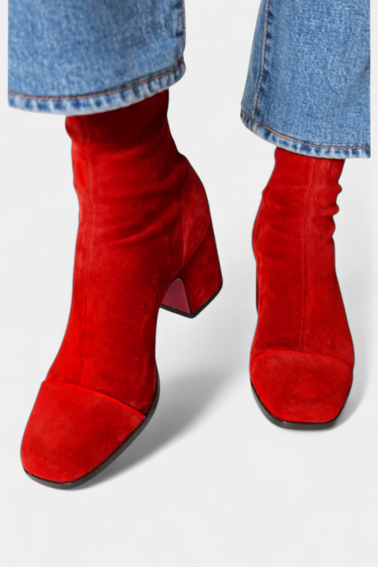 Erica Botas con Tacón Grueso