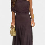 Jessamy Vestido Maxi Tie-Dye de Un Hombro