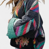 Maika Chaqueta Vintage de Corte Relajado