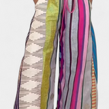 Claudine Pantalones Casual de Pierna Ancha con Estampado a Rayas