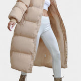 Razel Abrigo Puffer de Invierno con Capucha