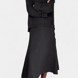 Patricia Conjunto de Suéter de Cuello Alto y Falda Maxi