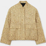 Alvera Chaqueta Texturizada de Invierno con Bolsillos