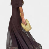 Jessamy Vestido Maxi Tie-Dye de Un Hombro