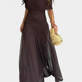 Jessamy Vestido Maxi Tie-Dye de Un Hombro