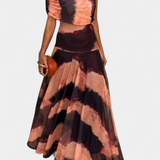 Jessamy Vestido Maxi Tie-Dye de Un Hombro