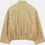 Alvera Chaqueta Texturizada de Invierno con Bolsillos