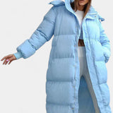 Razel Abrigo Puffer de Invierno con Capucha