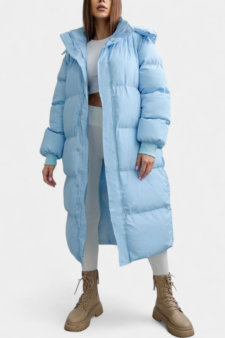 Razel Abrigo Puffer de Invierno con Capucha