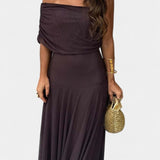 Jessamy Vestido Maxi Tie-Dye de Un Hombro