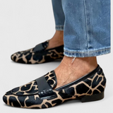 Annelore Loafers de Cuero con Tacón Bajo y Diseño Exclusivo
