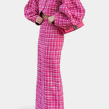 Frankie Traje de Cuadros de Otoño