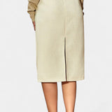 Genie Falda Bodycon con Corte Lateral