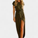 Clarissa Vestido Midi Envolvente