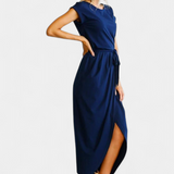 Clarissa Vestido Midi Envolvente
