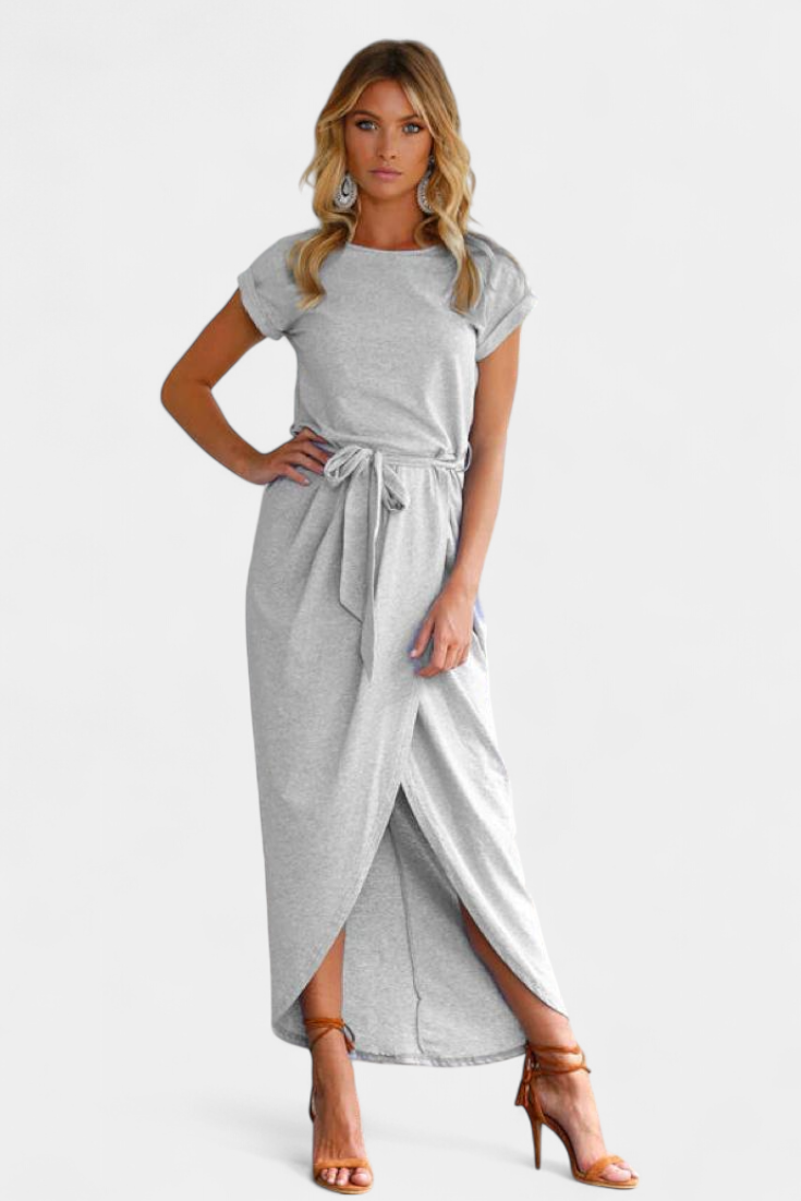 Clarissa Vestido Midi Envolvente