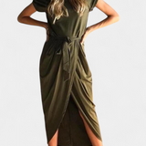Clarissa Vestido Midi Envolvente