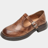 VELDA | ELEGANTES MARY JANES DE CUERO
