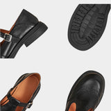 VELDA | ELEGANTES MARY JANES DE CUERO