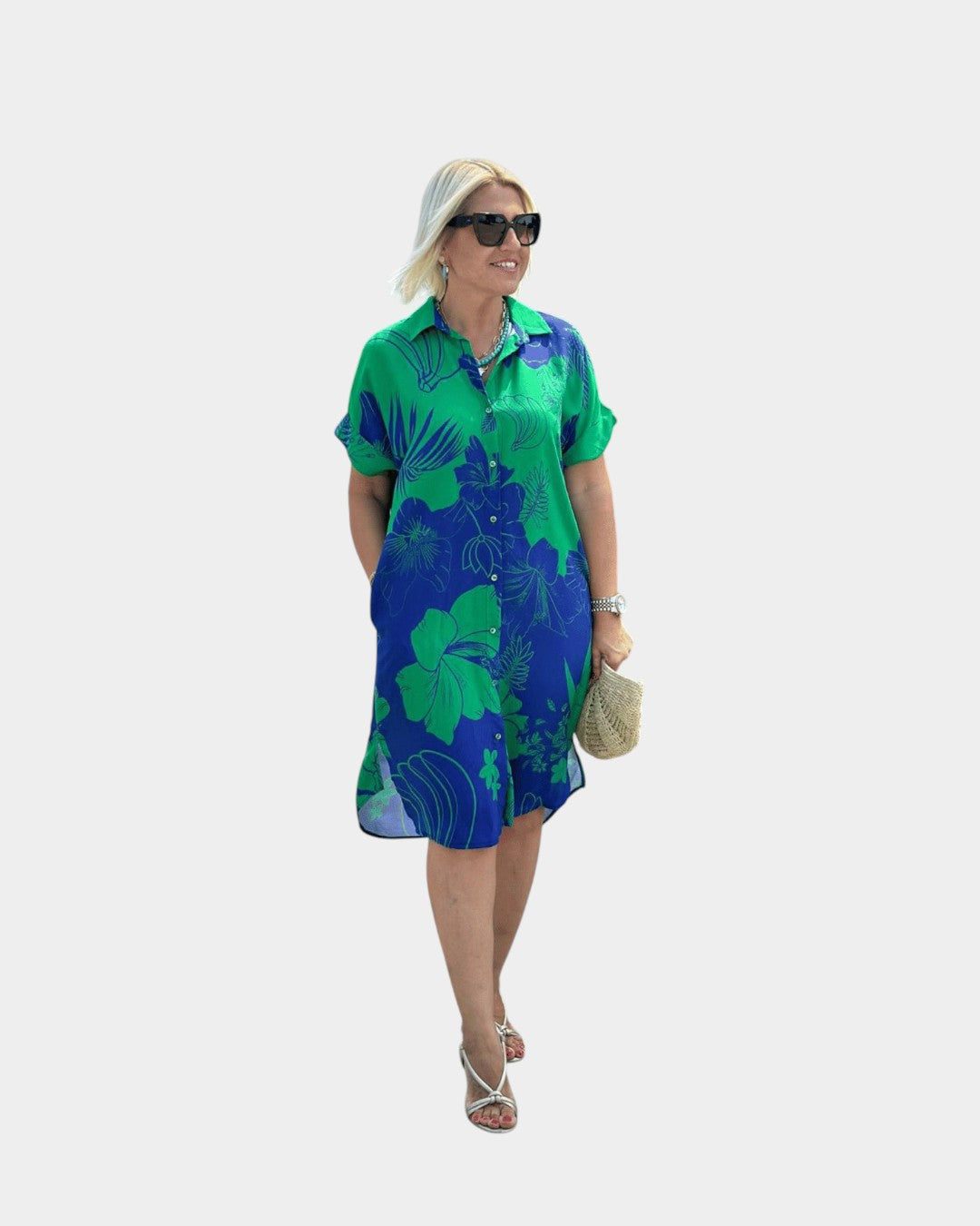 Naomi – Vestido con estampado de flores